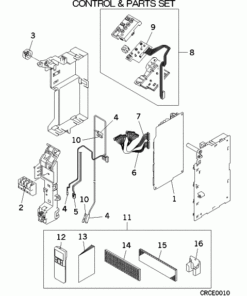 SRF50ZSX-W CONTROL AND PARTS SET
