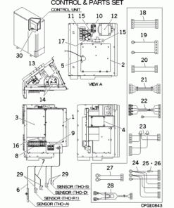 FDCA140VSX/A CONTROL AND PARTS SET