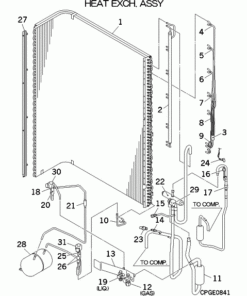 FDCA140VSX/A HEAT EXCH ASSY