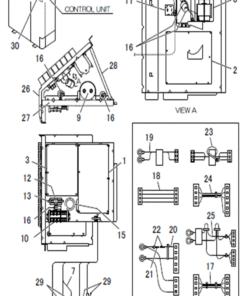FDCA125VNX-W/1 CONTROL AND PARTS SET