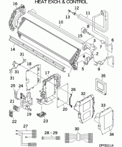 FDK22KXZE1-W/A HEAT EXCH. AND CONTROL
