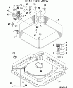 FDT45KXZE1-W/A HEAT EXCH. ASSY