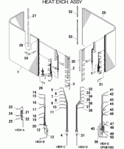FDC400KXZRE2/A HEAT EXCH. ASSY