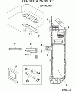 FDT71VH/B CONTROL AND PARTS SET