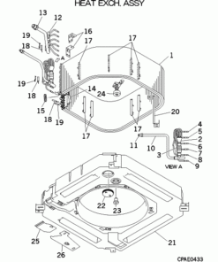 FDTC35VH1/B HEAT EXCH. ASSY
