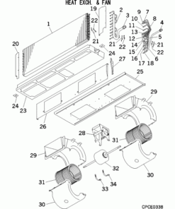 DXU48VF/1 HEAT EXCH. AND FAN