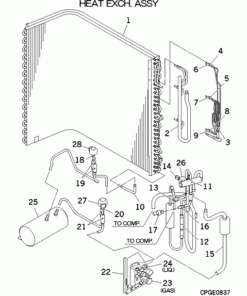 FDCA71VNX/1 HEAT EXCH. ASSY