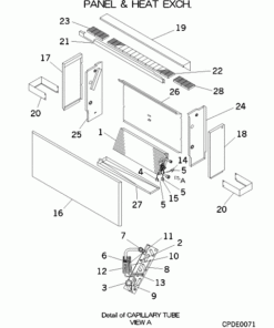 FDFL71KXE6F/F PANEL AND HEAT EXCH