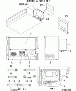 FDUT36KXE6F-E/F CONTROL AND PARTS SET