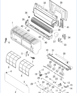 DXK07ZTLA-WF PANEL AND FAN ASSY