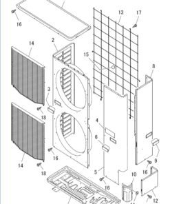 FDCA160VNX-W/1 PANEL ASSY