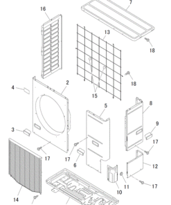 FDCA100VNA-W/A PANEL ASSY