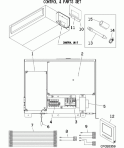 FDU71VH/1 CONTROL AND PARTS SET