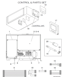 FDUA125VH/C CONTROL AND PARTS SET