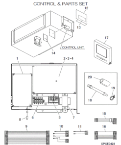 FDUA100VH/C CONTROL AND PARTS SET
