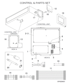 FDUA250VH/C CONTROL AND PARTS SET