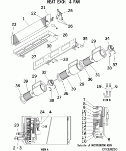 FDUM112KXE6 HEAT EXCH. AND FAN
