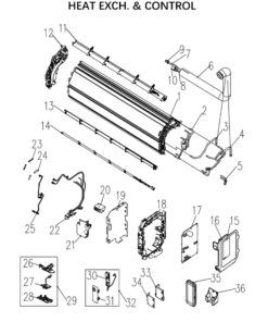 DXK07ZTLA-WFJ HEAT EXCH AND CONTROL