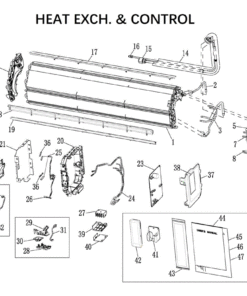 DXK24ZTLA-WFJ HEAT EXCH AND CONTROL