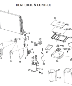 DXC18ZTLA-WJ HEAT EXCH AND CONTROL