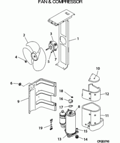 FDC155KXZEN1/R FAN AND COMPRESSOR