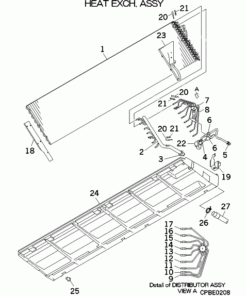 FDE112KXZE3-W/1 HEAT EXCH. ASSY