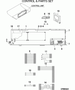 FDE112KXZE3-W/P CONTROL AND PARTS SET