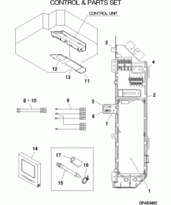 FDT36KXZE3-W/1 CONTROL AND PARTS SET