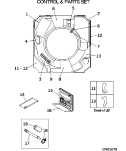 FDTA71KXE4R CONTROL AND PARTS SET