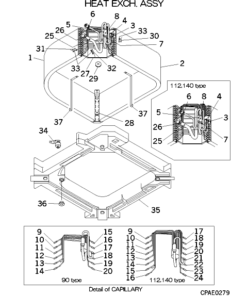 FDTA90KXE4R HEAT EXCH. ASSY