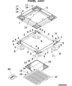 FDTA90KXE4R PANEL ASSY