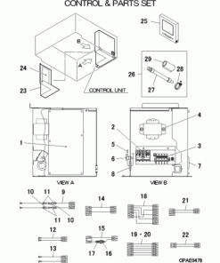 FDTQ28KXZE3-W/1 CONTROL AND PARTS SET
