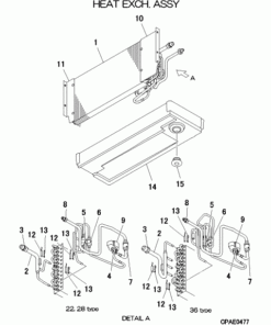 FDTQ36KXZE3-W/1 HEAT EXCH. ASSY