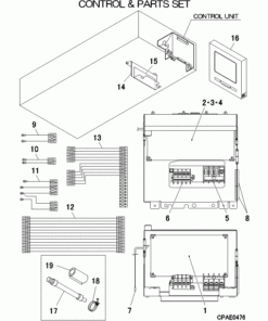 FDTS45KXZE3-W/1 CONTROL AND PARTS SET