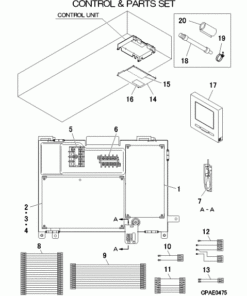 FDTW112KXZE3-W/1 CONTROL AND PARTS SET