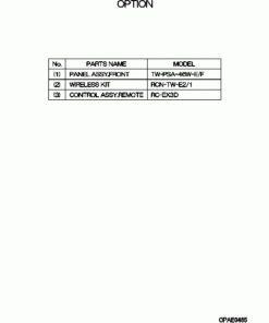 FDTW140KXZE3-W/1 OPTION