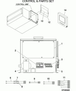 FDUH28KXZE3-W/1 CONTROL AND PARTS SET