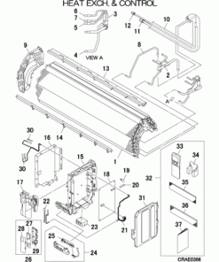 SRK35ZSXA-WF HEAT EXCH. AND CONTROL