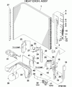 FDC112KXZEN1-W/P HEAT EXCH. ASSY