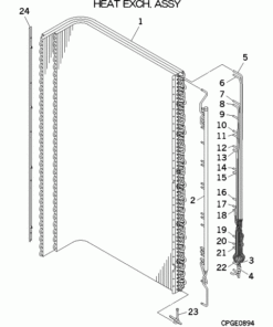 FDC224KXZPE1/P HEAT EXCH. ASSY