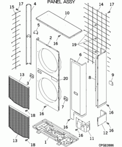 FDC224KXZPE1/P PANEL ASSY