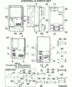 FDC224KXZRE2/P CONTROL AND PARTS SET