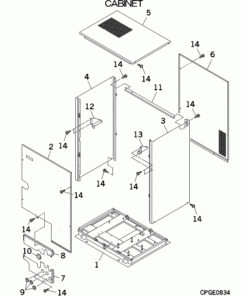 FDC224KXZWE1/P CABINET