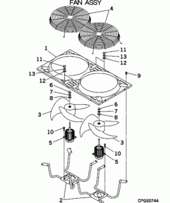 FDC224KXZXE1/P FAN ASSY