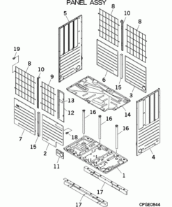 FDC224KXZXE1/P PANEL ASSY