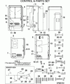 FDC280KXZE2/P CONTROL AND PARTS SET