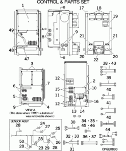 FDC335KXZXE1/P CONTROL AND PARTS SET