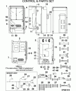FDC400KXZE2/P CONTROL AND PARTS SET