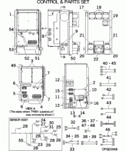 FDC400KXZRE2/P CONTROL AND PARTS SET