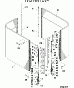 FDC475KXZE2/P HEAT EXCH. ASSY